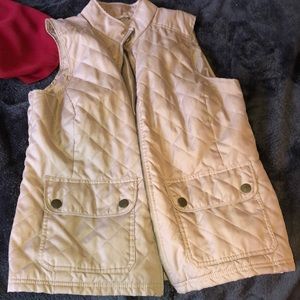 Cream vest